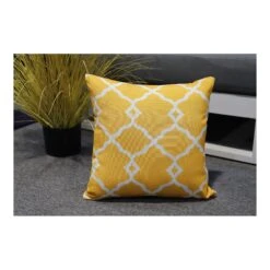 Coussin D'extérieur De 16'' X 16'', Jaune