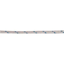 Corde à Linge Tressée En Polyester De 1/4'', Blanche Et Bleue - 150'