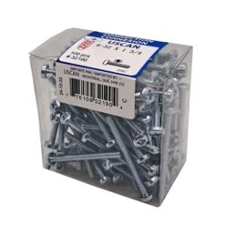 Vis De Mécanique à Tête Ronde Plaquée Zinc, #6-32 x 1-3/4" (100 Unités)