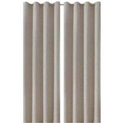 Rideau Opaque Naturel Modern Tweed, 57'' X 96''