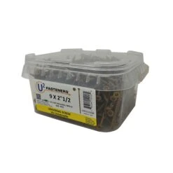 Vis Universelle U2 Fasteners, #9 X 2-1/2" (435 Unités)