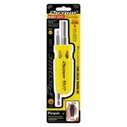 Tournevis Multifonction HEX-CALIBRE HEXAGONAL SAE Pleine Grandeur Avec Embouts De 3'', 7 En 1 (jaune)