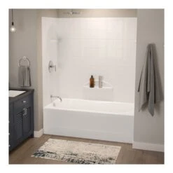 Baignoire Jupiter En Acrylique Avec Drain à Gauche