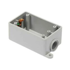 IPEX Boîte à 1 Groupe FSE En PVC Gris Avec Sortie De 1/2'' Ou 3/4'', 1 Sortie