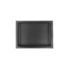 Niche De Douche Murale Layla En Acier Inoxydable Noir Mat, 12'' X 16'' -GAGNON Quincaillerie 96448c6cd28662ce6ca8bc1138dfc96df63128a0 63601288 001