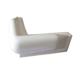 Pare-chocs De Coin Blanc Pour Quai, 10" X 10"