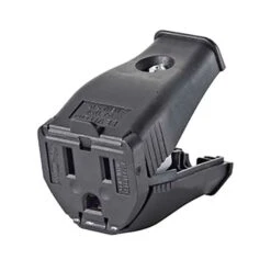 Connecteur à Charnière De 15 A / 125 V à 2 pôles Et à 3 fils, Noir