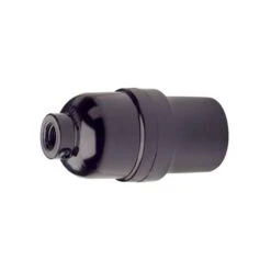 Douille Phénolique Sans Interrupteur, Noir