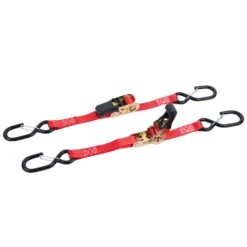 Sangle à Cliquet Pour Moto Avec Crochet De Sécurité Et Résistance à La Rupture De 1 200 Lb, 1" X 6' (2 Unités)