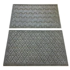 Tapis D’entrée Antidérapant En Polypropylène, 18" X 28" (choix Entre 2 Modèles)