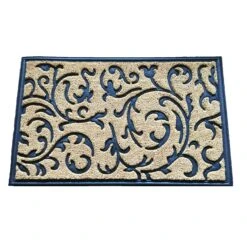 Tapis En Caoutchouc Avec Coco, 18" X 28"