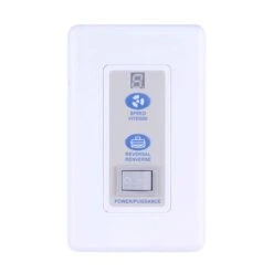 Canarm Contrôle De Vitesse Mural Pour Ventilateur Industriel DC, Blanc