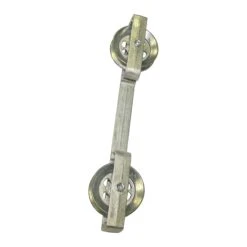 Espaceur De Corde à Linge Avec Roulettes Et En Métal De 10"