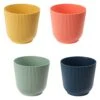 Pot Rond Fini Mat, 6,3'' X 5,8'' (choix Entre 4 Couleurs)