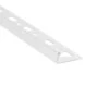 Bordure De Carrelage Plate En Aluminium Anodisé Blanc, 3/8" X 8' -GAGNON Quincaillerie 9fe1dd7fbc39f7fada688ff30bfcd6db4226f743 82215879 001
