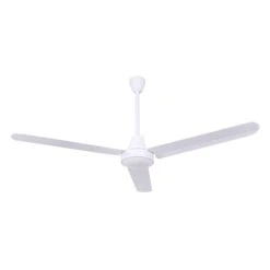 Canarm Ventilateur De Plafond Industriel à Moteur DC De 56" à 5 Vitesses, Blanc