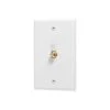 RCA Prise Murale 75 OHMS Avec Plaque, Blanche -GAGNON Quincaillerie a49e58a8bd1c48b6c6c6d4d0f3d4d603a6e9ff4a 00405405 001 ad2dd7b2 13f4 492a 9133 052a458c526c