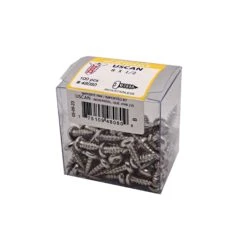 Vis En Acier Inoxydable à Tête Ronde Pour Métal, #8 X 1/2" (100 Unités)