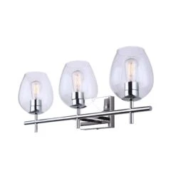 Canarm Luminaire Mural Intérieur Cain à 3 lumières, Chrome