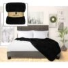 Couverture Givrée En Sherpa Noir, 88" X 80" -GAGNON Quincaillerie a8cb07a0922b21ef2f247eb60a88a446fd03c6ab 66113139 001 b923c06f dc99 415f a888 dac3bf6f71f1