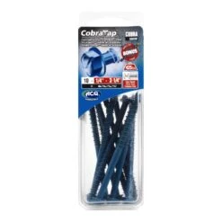 Vis à Béton à Tête Hexagonale CobraTap De 1/4" X 3-1/4", 10 Unités