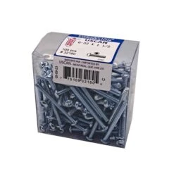 Vis De Mécanique à Tête Ronde Plaquée Zinc, #6-32 x 1-1/2" (100 Unités)