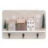 Plaque Murale Au Design De Maisons Et Sapins Avec 3 crochets , 12" X 2" X 8" -GAGNON Quincaillerie ad0ee61c21fa2b960e2002eaf2b5d22f03865dfa 93557235 001