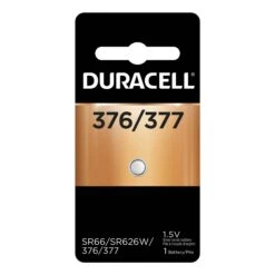 Duracell Pile Bouton Pour Montre à L'oxyde D'argent 376/377, 1,5 V
