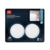 Globe Electric Mini Rondelle Lumineuse à DEL Intégrée Pour éclairage Sous Armoire, 2 Unités