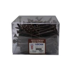 Vis à Bois Traité Brune, #10 x 3-1/2" (100 Unités)