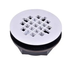 Drain De Douche de La Série 101 PNC De 2'' En ABS Sans Calfeutrage, Crépine En Plastique Blanc