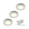 Ensemble De 3 rondelles DEL Pour Montage Sous Cabinet, Blanc