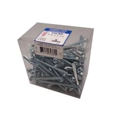 Vis De Mécanique à Tête Ronde Plaquée Zinc, #8-32 x 2-1/2" (100 Unités)