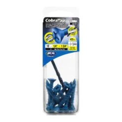 Vis à Béton à Tête Plate CobraTap De 1/4" X 1-3/4", 10 Unités