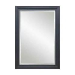 Miroir Rectangulaire De 24" X 36" Avec Encadrement, Noir