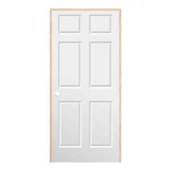 Porte Prémontée D’intérieur Colonial à Ouverture à Droite En Tirant Et Cadre De 4-9/16", 30"