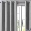 Rideau Coupe-lumière Ultime à Aspect De Lin, Gris Clair