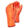 Gants De Sécurité Orange à Manches Longues Enduits De PVC Et Doublés En Polar, Taille Unique