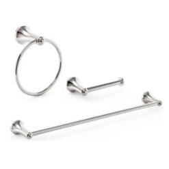 Moen Ensemble D'accessoires De Salle De Bain Laia, Chrome (3 Pièces)
