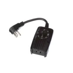 Woods Minuterie D’éclairage De 24 h Avec Détecteur De Lumière Photoélectrique, 1 Prise