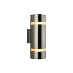 Luminaire Mural D’extérieur Artika à 2 lumières, Acier Inoxydable