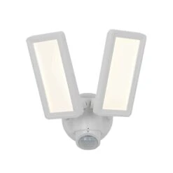 Luminaire De Sécurité D'extérieur à DEL Sentinel Avec Détecteur De Mouvement, Blanc