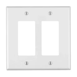 Plaque Murale Double Decora, Blanc