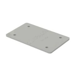 IPEX Plaque Pleine BRC 15/10 En PVC Gris Pour Boîte De La Série F, 1 Groupe