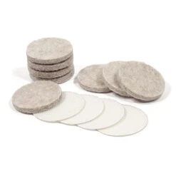 Coussinets Ronds En Feutre Robuste ULTRA FELTAC Et VELCRO De 1-1/2'', 12 Pièces