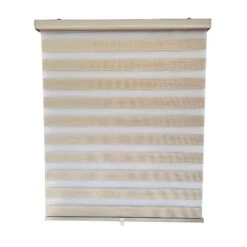 Store Sans Cordon En Polyester Beige, 52" X 84"