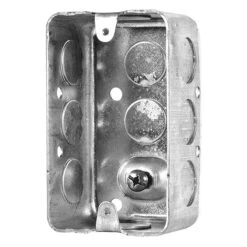 Boîte électrique Rectangulaire Pour (1) Dispositif à 10 Entrées Défonçables, 1-7/8'' De Profondeur (16,5 Po3)