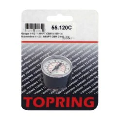 Manomètre De 1-1/2" Pour Air Comprimé, 1/8 NPT