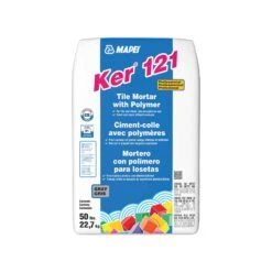 Ciment-colle Avec Polymères Ker 121 De 50 lb, Gris