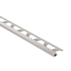 Profilé De Finition Et De Protection Des Rebords à Surface Visible Carrée Quadec Au Fini Anodisé Mat, 8' 2-1/2" X 1/2"